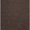 LUXE WEAVERS Non-Slip Washable Outdoor Brown 5x7 Area Rug, Modern Textured Geometric