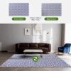 ‌Reversible Waterproof Outdoor Rug – Lightweight UV-Resistant Rug for Patio, Camping &