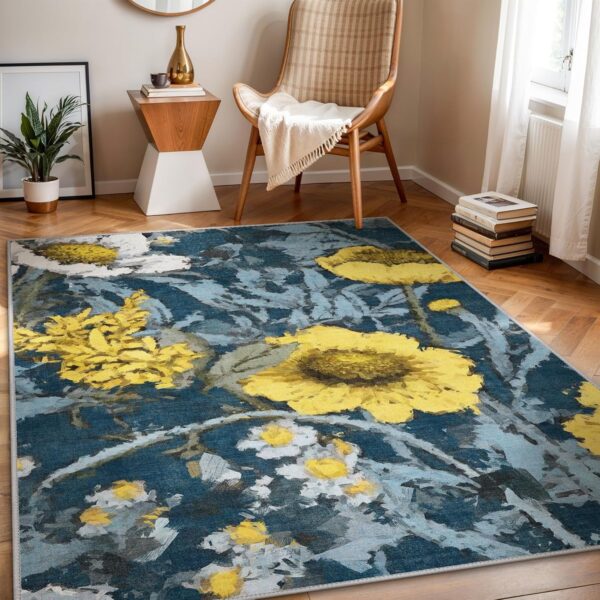 GENIMO Indoor Outdoor Area Rug 8' X 10' Waterproof, Washable Patio Rug