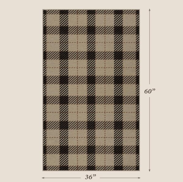 3x5 Entryway Rug for Front Door - No Shed Easy Jute Buffalo