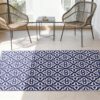 ‌Reversible Waterproof Outdoor Rug – Lightweight UV-Resistant Rug for Patio, Camping &