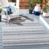 SAFAVIEH Washable Rug Outdoor Cabana Collection - 3' x 5', Grey &
