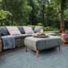 SAFAVIEH Courtyard Collection 8' x 10' Blue/Grey CY8653 Indoor/ Outdoor Patio Backyard