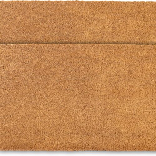 MAINEVENT Plain Coir Doormat Bulk 30x17 Inch, 2 Pack Door Mat Coir