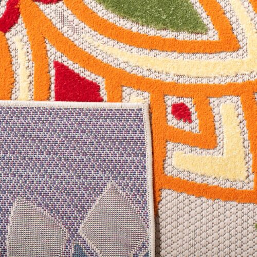 SAFAVIEH Washable Rug Outdoor Cabana Collection - 3' x 5', Ivory &